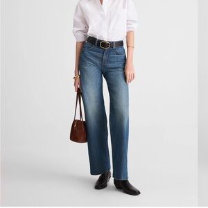 Madewell The Perfect Vintage Wide-Leg Jean in Blue